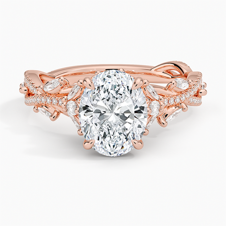 14K Rose Gold Luxe Secret Garden Diamond Ring (3/4 ct. tw.)