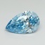 5.01 Ct. Fancy Vivid Blue Pear Lab Grown Diamond
