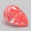 2.10 Ct. Fancy Vivid Pink Pear Lab Grown Diamond