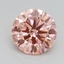 1.73 Ct. Fancy Intense Pink Round Lab Grown Diamond