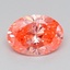 0.44 Ct. Fancy Vivid  Pink Oval Lab Grown Diamond