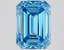 1.94 Ct. Fancy Vivid Blue Emerald Lab Grown Diamond