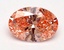 1.01 Ct. Fancy Vivid Pink Oval Lab Grown Diamond