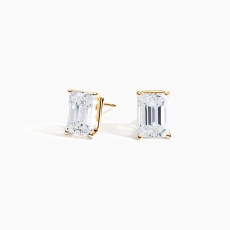 Emerald Cut Lab Grown Diamond Stud Earrings (1 1/2 ct. tw.)