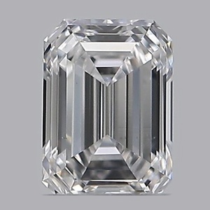Emerald diamond — real photo