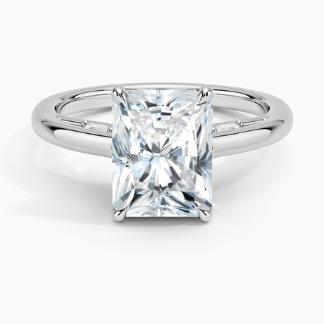 Secret Garden Adorned Gallery Solitaire Ring