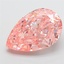 10.03 Ct. Fancy Vivid Pink Pear Lab Grown Diamond