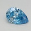 0.56 Ct. Fancy Vivid Blue Pear Lab Grown Diamond