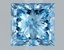 1.00 Ct. Fancy Vivid Blue Princess Lab Grown Diamond