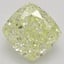 2.52 Ct. Fancy Light Yellow Cushion Diamond