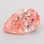 3.57 Ct. Fancy Pink Pear Lab Grown Diamond