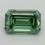 2.12 Ct. Fancy Vivid Pacific Green Emerald Lab Grown Diamond