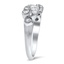 The Merry Ring, smalltop view on a hand
