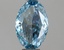 1.18 Ct. Fancy Vivid Blue Oval Lab Grown Diamond