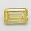5.01 Ct. Fancy Intense Yellow Emerald Lab Grown Diamond