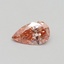 0.50 Ct. Fancy Intense Pink Pear Lab Grown Diamond