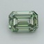 1.21 Ct. Fancy Vivid Green Emerald Lab Grown Diamond