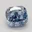1.38 Ct. Fancy Blue Cushion Lab Grown Diamond