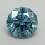 2.11 Ct. Fancy Vivid Blue Round Lab Grown Diamond