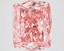 10.03 Ct. Fancy Vivid Pink Cushion Lab Grown Diamond