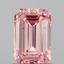 0.84 Ct. Fancy Intense Pink Emerald Lab Grown Diamond