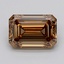 3.20 Ct. Fancy Light  Brown Emerald Lab Grown Diamond
