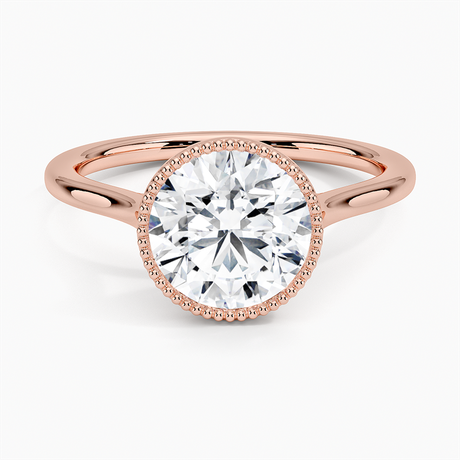 14K Rose Gold Margot Bezel Ring