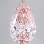 9.50 Ct. Fancy Vivid Pink Pear Lab Grown Diamond