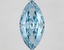3.76 Ct. Fancy Vivid Blue Marquise Lab Grown Diamond