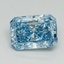 2.06 Ct. Fancy Vivid Blue Radiant Lab Grown Diamond