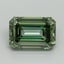 2.51 Ct. Fancy Vivid Pacific Green Emerald Lab Grown Diamond