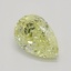 0.70 Ct. Fancy Yellow Pear Diamond