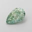 1.3 Ct. Fancy Vivid Green Pear Lab Grown Diamond