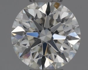 Round diamond — real photo