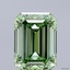 3.30 Ct. Fancy Vivid Green Emerald Lab Grown Diamond