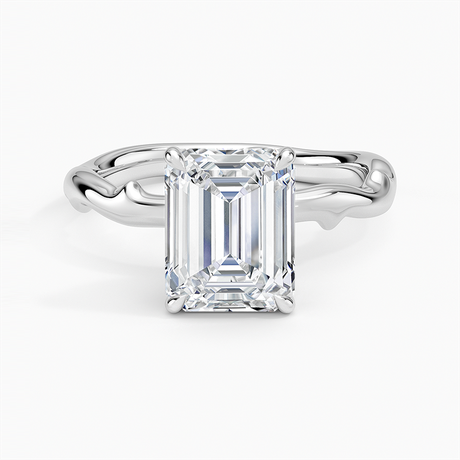 Rose and Thorn Solitaire Ring