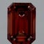 10.28 Ct. Fancy Vivid Orange Emerald Lab Grown Diamond