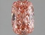 1.54 Ct. Fancy Vivid Pink Cushion Lab Grown Diamond