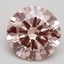 2.70 Ct. Fancy Intense Pink Round Lab Grown Diamond