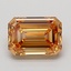 1.35 Ct. Fancy Light  Brown Emerald Lab Grown Diamond