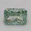 1.52 Ct. Fancy Vivid Green Radiant Lab Grown Diamond