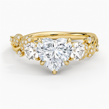 Canopy Three Stone Diamond Ring