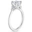 18K White Gold Melody Diamond Ring, smallside view