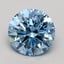 2.00 Ct. Fancy Intense Blue Round Lab Grown Diamond
