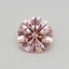 0.28 Ct. Fancy Intense Pink Round Lab Grown Diamond