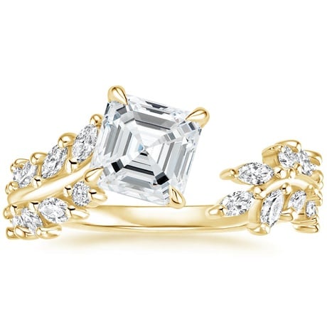 18K Yellow Gold Sweeping Ivy Diamond Bridal Set (1 ct. tw.)