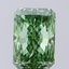 7.06 Ct. Fancy Vivid Green Radiant Lab Grown Diamond