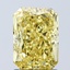 2.05 Ct. Fancy Vivid Yellow Radiant Lab Grown Diamond