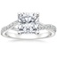 18K White Gold Luxe Chamise Diamond Ring (1/5 ct. tw.), smalltop view