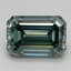3.24 Ct. Fancy Vivid Green Emerald Lab Grown Diamond